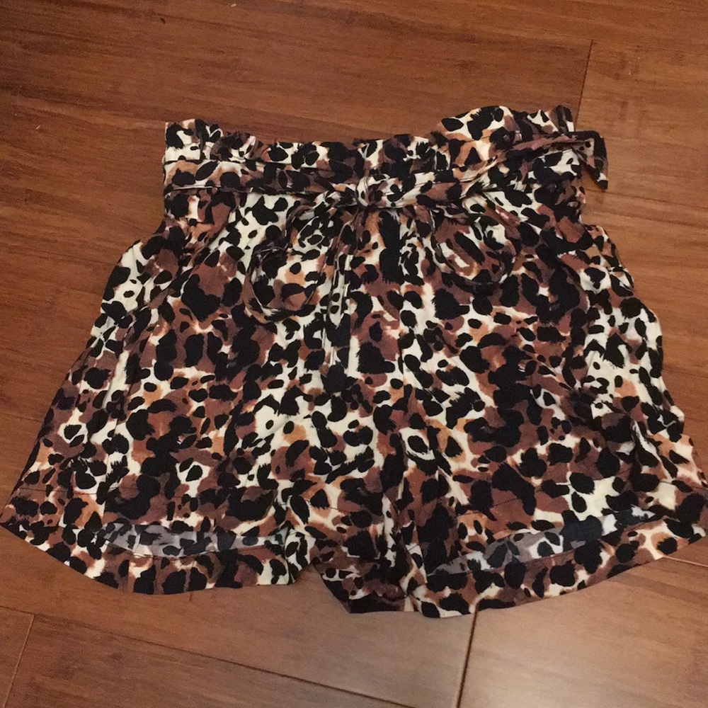 Cheetah Print Shorts